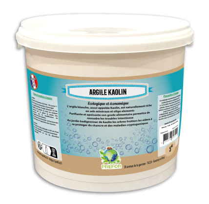 Argile KAOLIN seau 10L 5kg