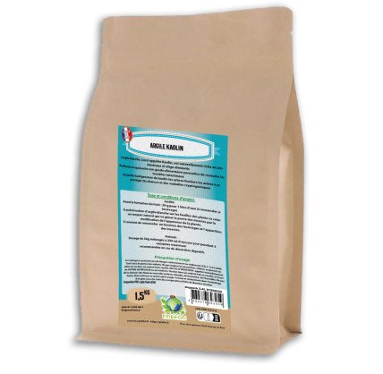 Argile KAOLIN Doypack 2.4L 1.5kg