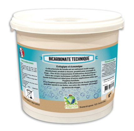 Bicarbonate de soude technique seau 10L 10kg