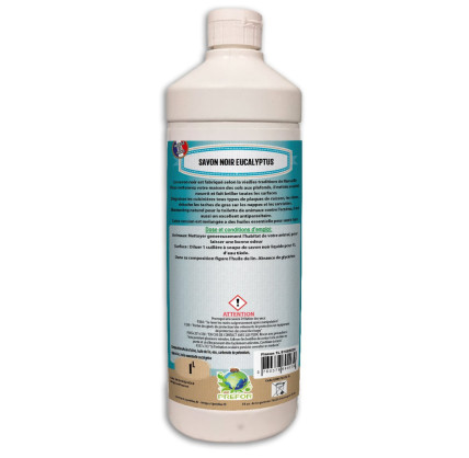Savon noir liquide eucalyptus Flacon 1L