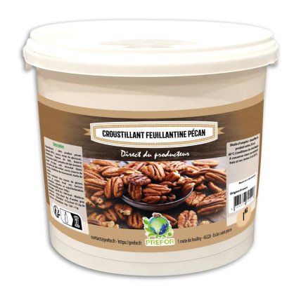 Croustillant feuillantine pécan seau 1kg