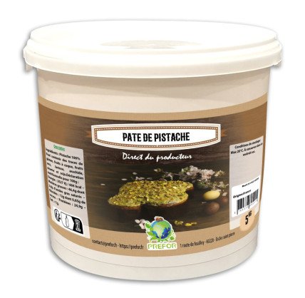 Pate de pistache seau 5kg