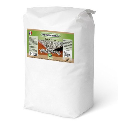 Zeolithe naturelle chabasite micronisé 20 microns sac 25kg