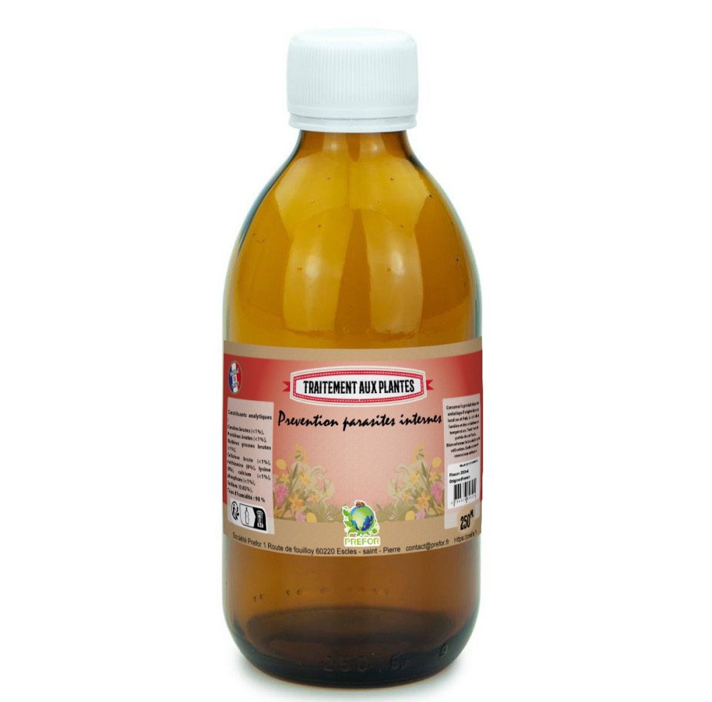 Complement naturel prevention parasites internes 250ml