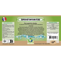 Super hydrorétenteur d'eau seau 3L 2.5kg