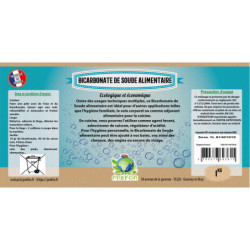 Bicarbonate de soude alimentaire seau 1L 1kg