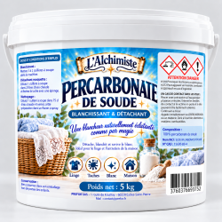 Percarbonate de soude Seau 5 l – 5 kg | L’Alchimiste