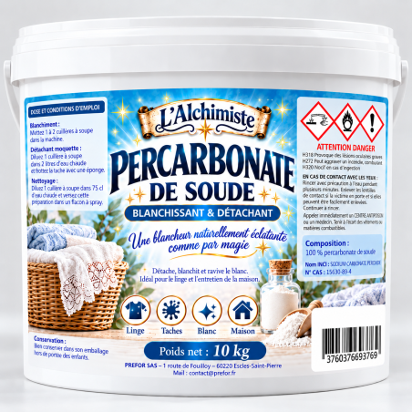 Percarbonate de soude seau 10L 10kg