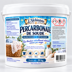 Percarbonate de soude Seau 20 l – 20 kg | L’Alchimiste