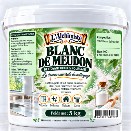 Blanc de meudon seau 10L 5kg
