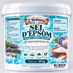 Sel d'epsom seau 10L 10kg