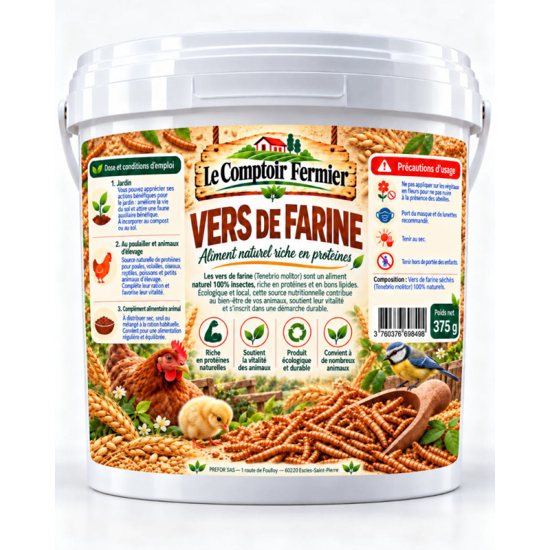 Comptoir Fermier Vers de farine 375g