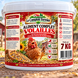 Comptoir Fermier Aliment complet volaille Vermifuge 7kg