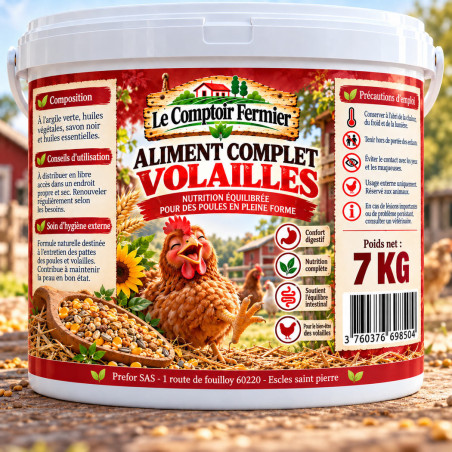 Aliment complémentaire volailles Conditionnement – 7 kg | Le Comptoir