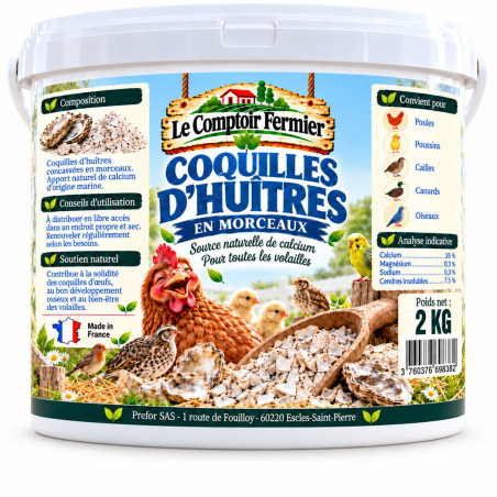 Comptoir Fermier coquille d'huitre 2kg
