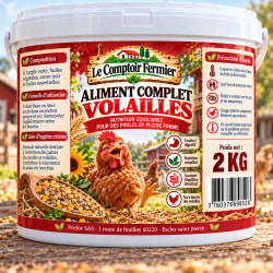 Comptoir Fermier Aliment complet volaille Vermifuge 2kg
