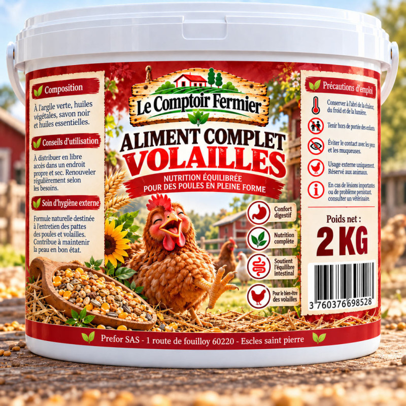 Aliment complémentaire volailles Conditionnement – 2 kg | Le Comptoir