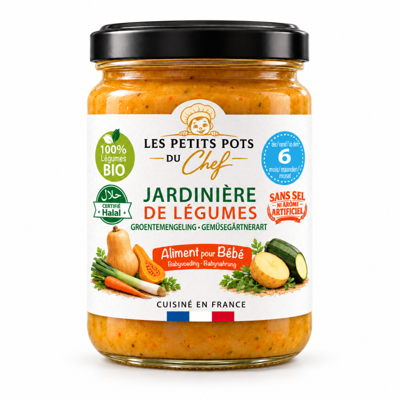 Jardinière de légume-6mois pot 200g | PETIT POT DU CHEF