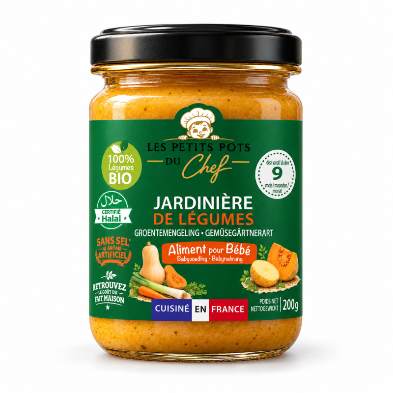 Jardinière de légume-9mois pot 200g | PETIT POT DU CHEF