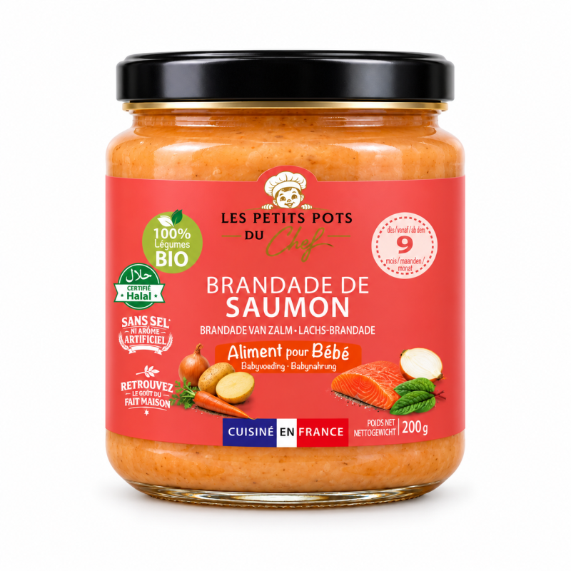 Brandade de Saumon- 9mois pot 200g | PETIT POT DU CHEF