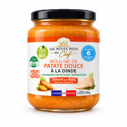 Mouliné de patates douces- 6mois pot 200g | PETIT POT DU CHEF