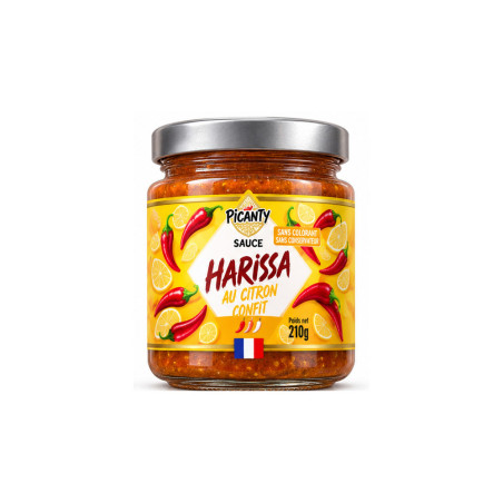 Harissa citrons confits 210g | PICANTY