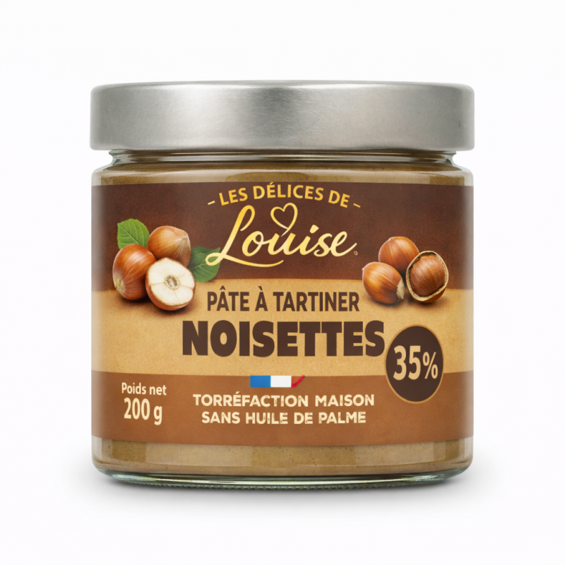Pâte a tartiner Noisette 200g | DELICES DE LOUISE