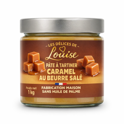 Pâte a tartiner Caramel beurre salé 200g | DELICES DE LOUISE