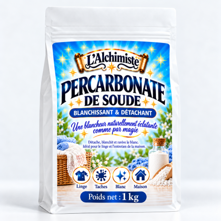 Percarbonate de soude 1kg en sachet | L’Alchimiste