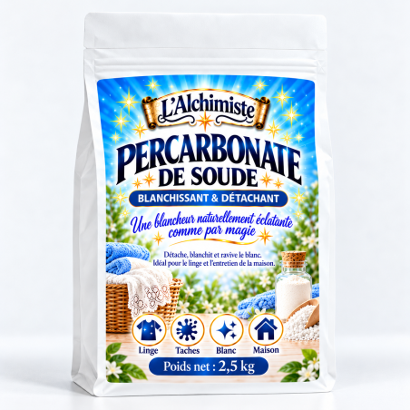 Percarbonate de soude 2.5kg en sachet | L’Alchimiste